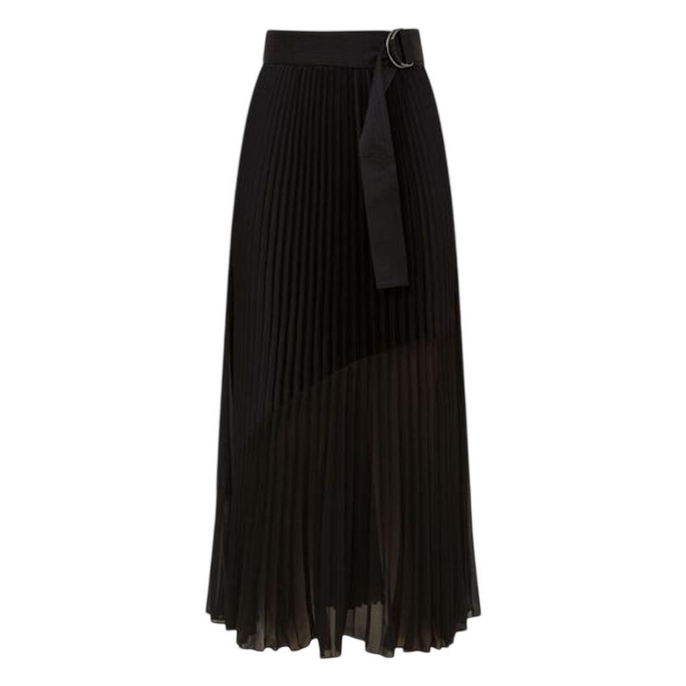 Reiss Pleated Black Anya Skirt Size US 0 - Picture 1 of 4